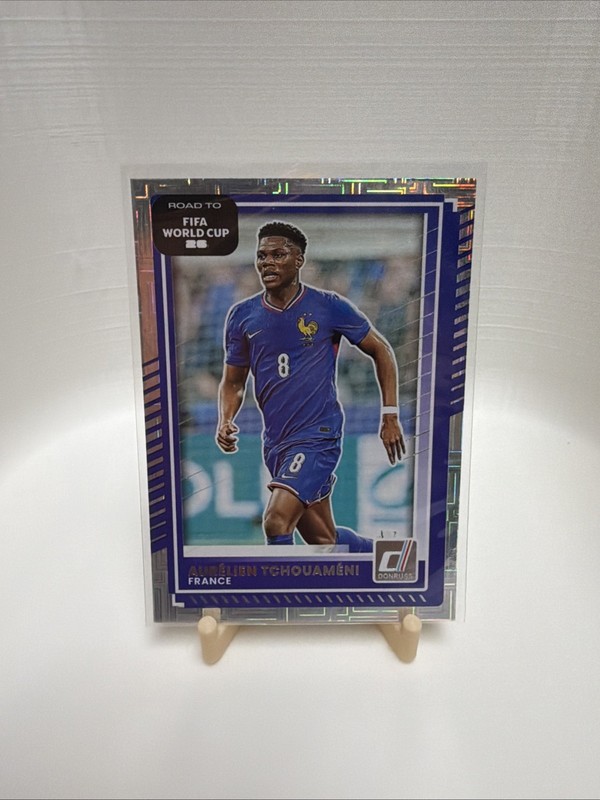 2026 Donruss SILVER MAZE FIFA World Cup #150 Aurelien Tchouameni