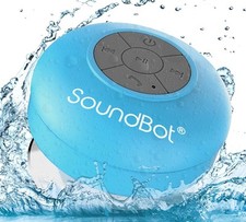 SoundBot SB510 HD Water Resistant Bluetooth 3.0 Shower Speaker, Handsfree