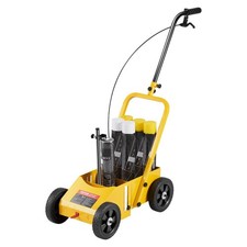 24x13x35.4in Striping Line Marking Machine 4-Wheel Heavy Duty 2-4in Adjustable