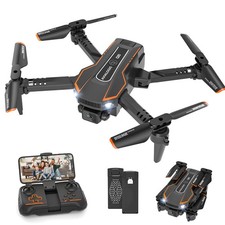 Mini Drone with Camera for Kids - FPV RC Quadcopter, 1080P HD Video, 2 Batteries