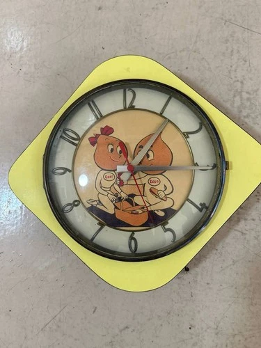 Esso Oil Vintage Gas Station Clock