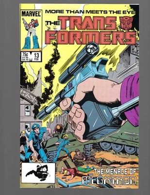 The Transformers #13 (Marvel Comics February 1986) High Grade VF+