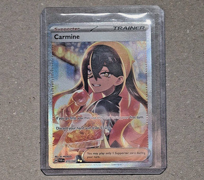 Pokémon Carmine 217/167 Secret Illustration Rare   Twilight Masquerade NM