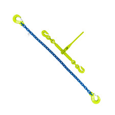 Zurrkette 2-teilig, Güte 10, ø 10 mm, 4,0 m, zul. Zugkraft 8,0 to / 8000 daN