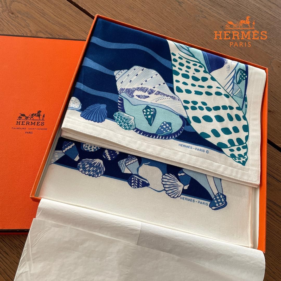 HERMES  バスマット Hermès Square Terrycloth Bath Mat - Vintage Lux