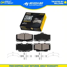 Complete 4-PC Front Brake Kit w/Hardware for Toyota Pickup 1989-1995 4WD