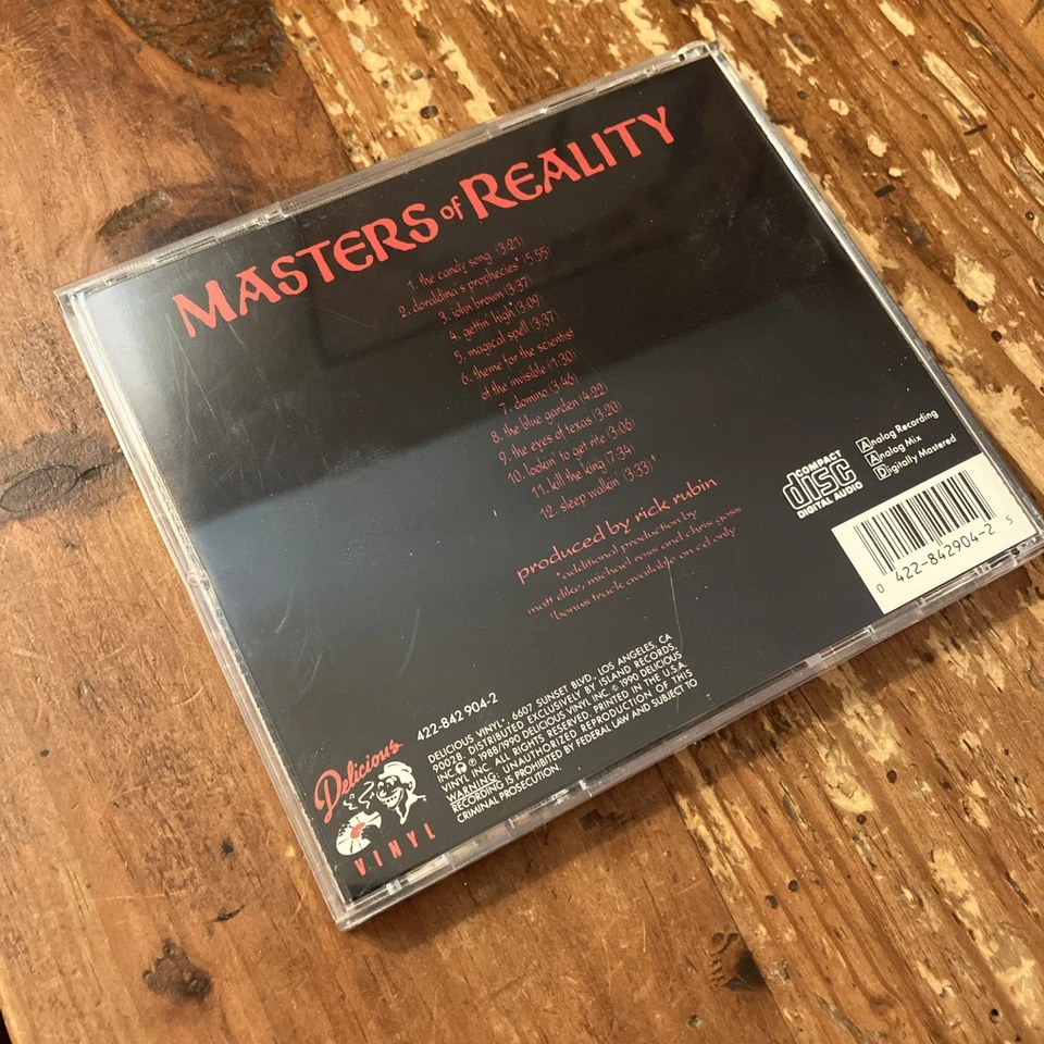 Masters Of Reality S/T CD (1990, Delicious Vinyl) - Image 2 of 4