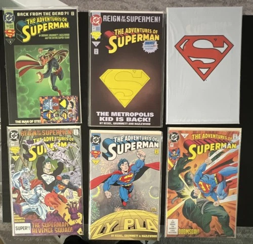 DC Comics Comic Book Lot The Adventures of Superman Vintage Issues