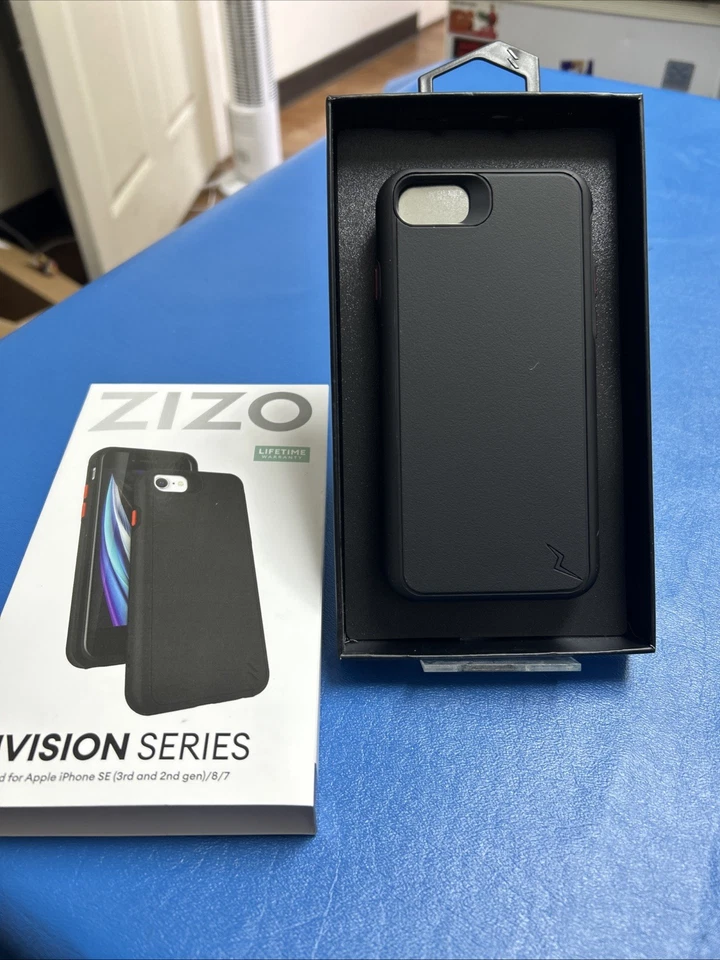 ZIZO DIVISION Series Case Black For iPhone SE / 8 / 7  4.7 Inch NEW - Image 2 of 3