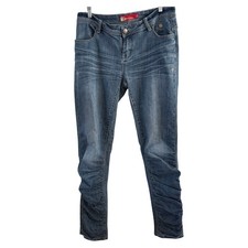 Apple Bottom Jeans Y2K Vintage Ruched Ankle Embroidered Skinny Juniors 11/12