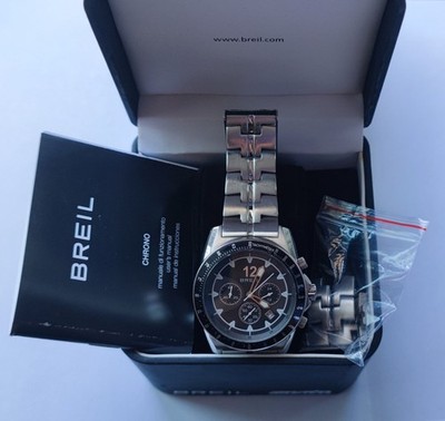 Breil Enclosure Stahl Chronograph TW1140 (mit kleinem Defekt)