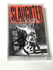 Slaughter Signed The Wild Life Cassette Tape Mark & Dana Strum ACOA COA Metal