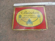 Alte Selten Blechdose  Zigaretten Batschari  Cigarette Tin