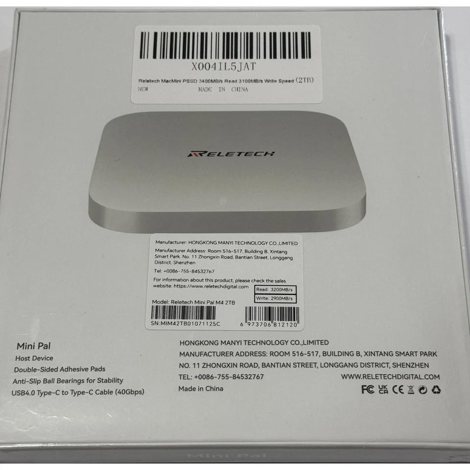 Reletech Mini Pal M4 M2 Portable External Storage USB4 2TB - Image 4 of 4