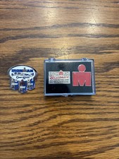 Lot of 2 IRONMAN Triathlon Lapel Pin Wisconsin And Coeur d  Alene