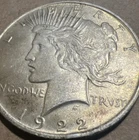 peace silver dollars us coins 1922 circulated
