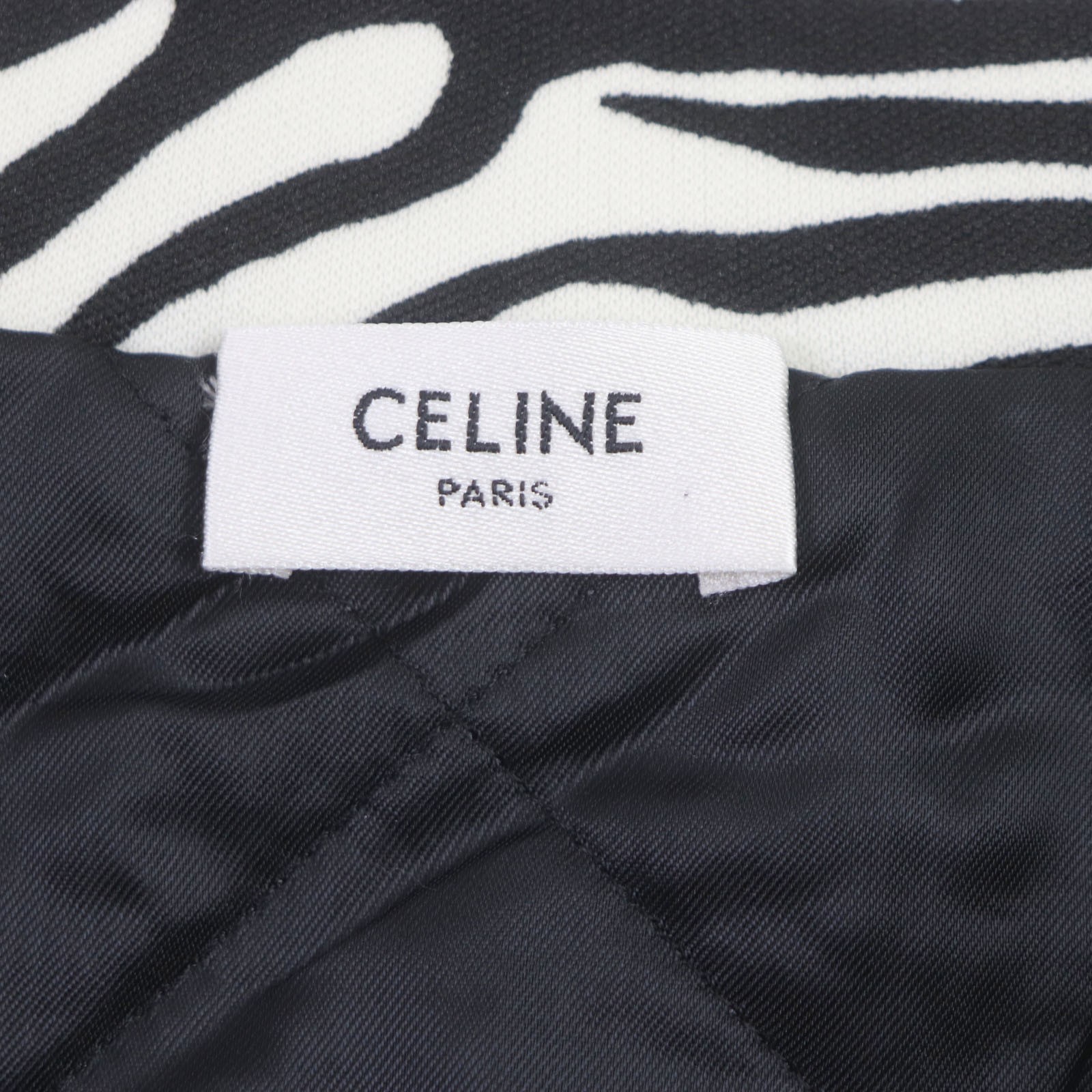 Great CELINE Track jacket Zebra Pattern Double Fa… - image 9