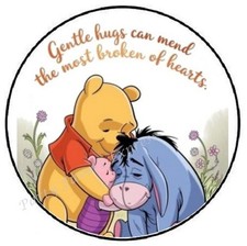 GENTLE HUGS CAN MEND THE MOST BROKEN OF HEARTS ENVELOPE SEALS LABELS STICKERS