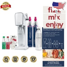 ART Sparkling Water Maker Value Bundle Eco-Friendly 2x Bottles