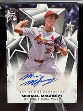 2025 Topps Series 1 - Baseball Stars Autographs Michael McGreevy #BSA-MMC