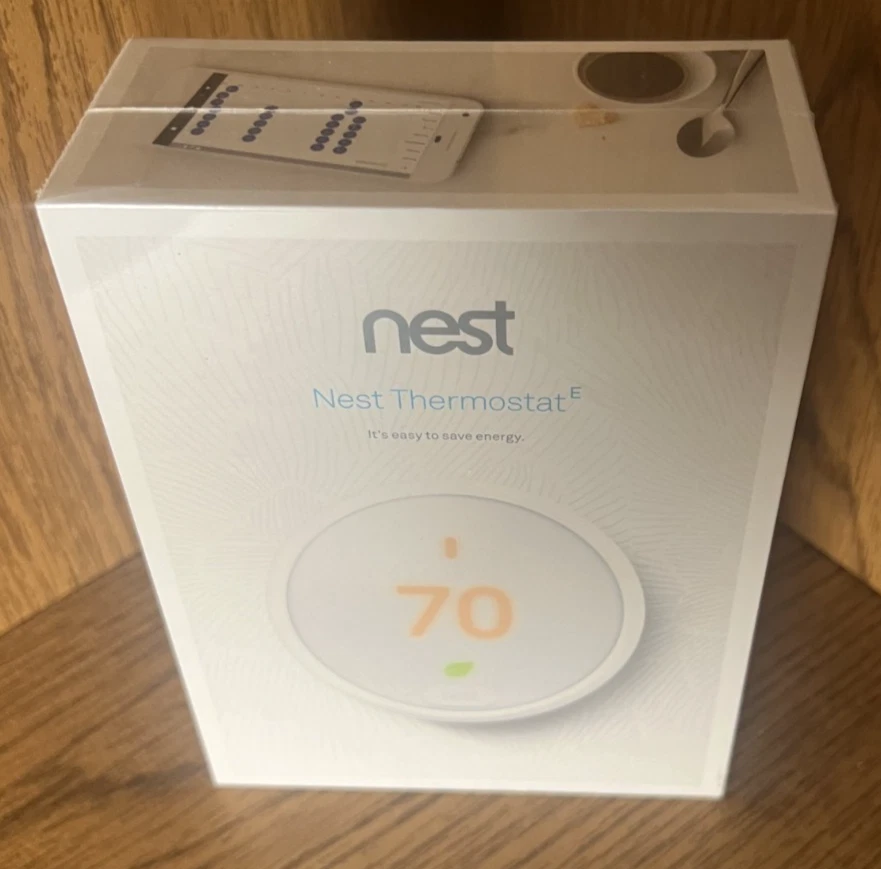 Google T4000ES Nest Thermostat E Smart Thermostat White (Factory Sealed)