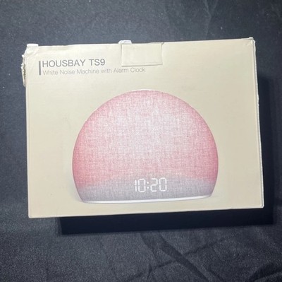 HOUSBAY White Noise Machine Sunrise Alarm Clock WakeUp Light Dimmable NightLight