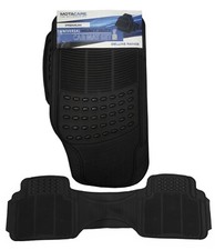 Heavy Duty Rubber 3 PCS Car Mat Set Universal Mats Non Slip Cut To Fit Trim