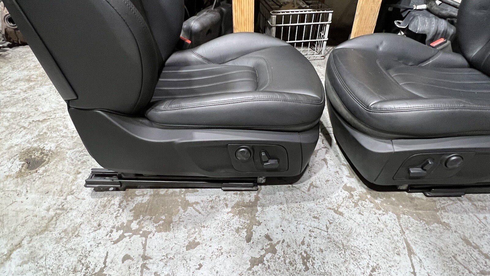 💥OEM 2014-2020 MASERATI QUATTROPORTE COMPLETE SEAT SET FRONT REAR LEATHER BLACK