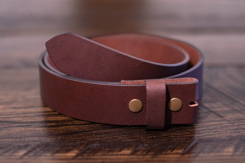1.5” Full Grain Buffalo Leather Men’s Belt – Work Belt - 3 Colors - Made in USA - 第 8/13 張圖片