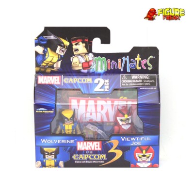 Marvel vs Capcom 3 Minimates Series 2 Wolverine vs Viewtiful Joe