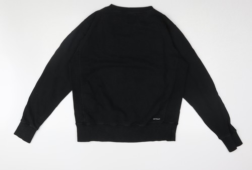 Sudadera pulóver negra Uniform Experiment para hombre, talla S - Imagen 2 de 12