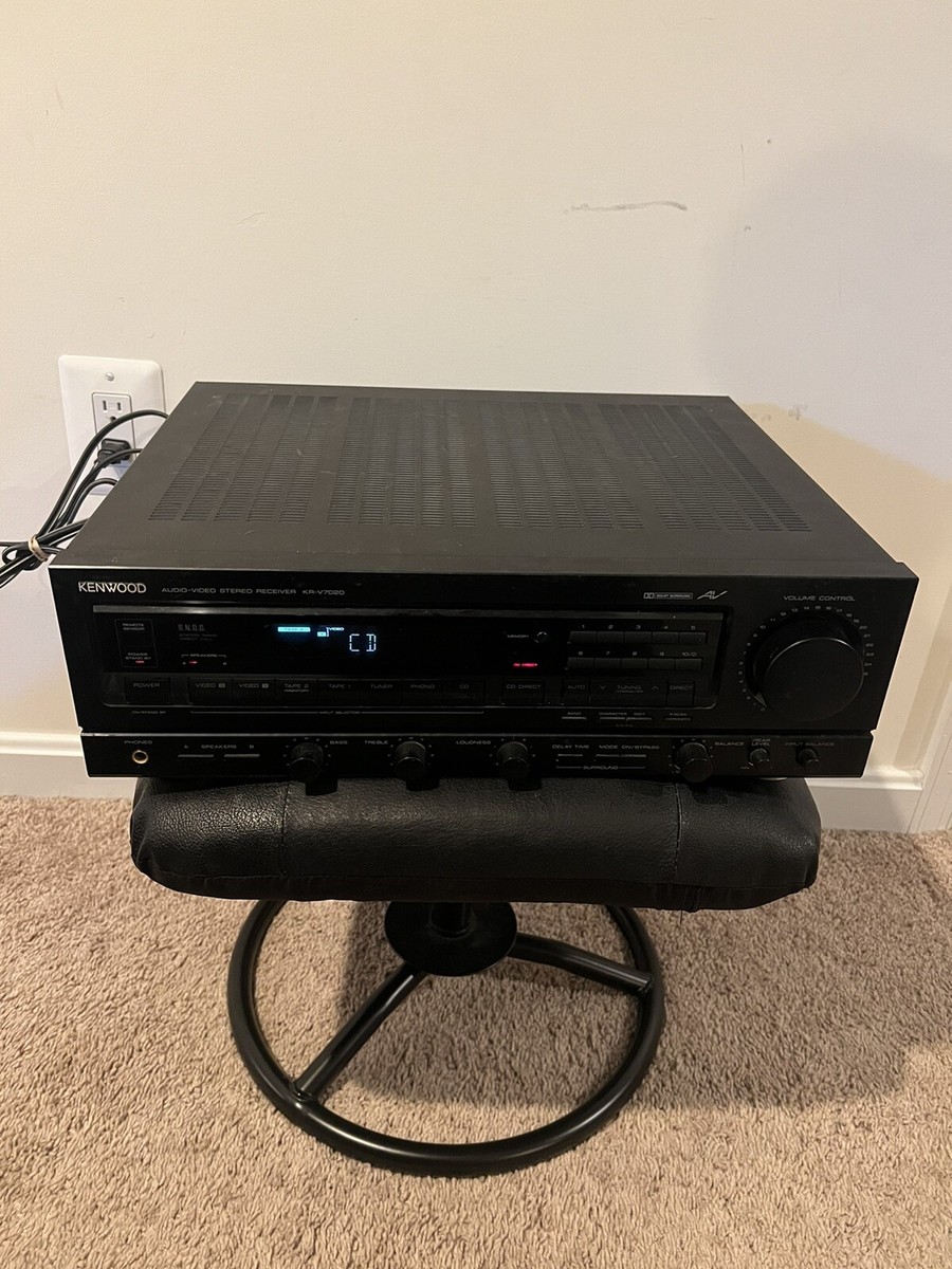 Kenwood KR-V7020 Audio/Video 4-Channel Dolby Stereo Receiver