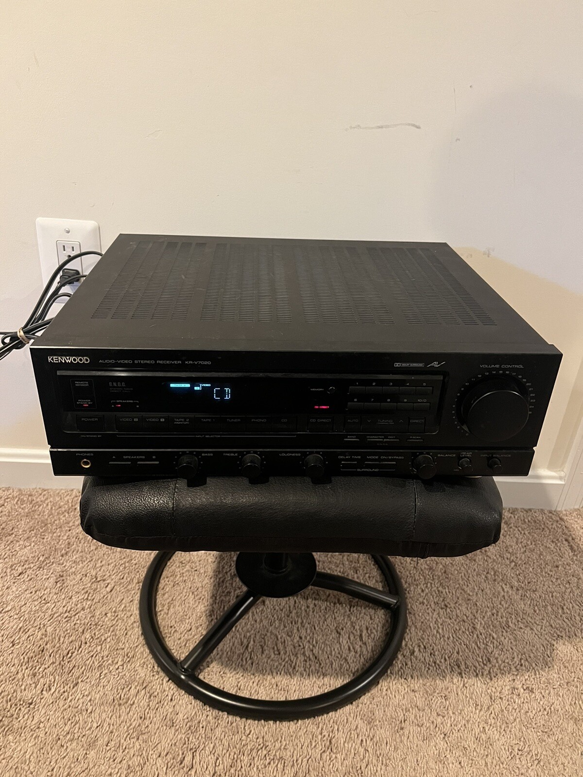 Kenwood KR 7020 vintage audio equipment - eBay listing photo 1