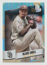 2024 Topps Big League #219 Blake Snell RNBW FOIL - San Diego Padres