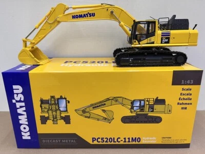 コマツ建機　PC520LC-11MO  1/43 1:43 For KOMATSU PC520LC-11M0 Excavator Alloy model Gifts | eBay