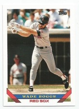 WADE BOGGS 1993 TOPPS CARD FLAWLESS CONDITION