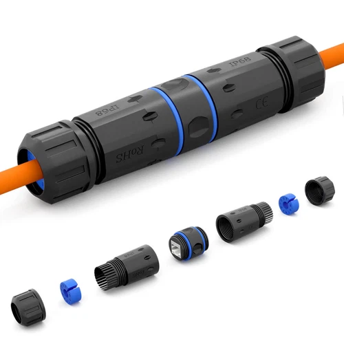 CAT7 Outdoor IP68 Patchkabel Kupplung Verbinder Wassergeschützt RJ45 LAN Buchse
