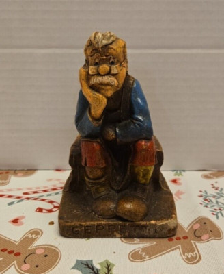 VINTAGE Walt Disney Multi Products Chicago Seated GEPPETTO from Pinocchio HTF