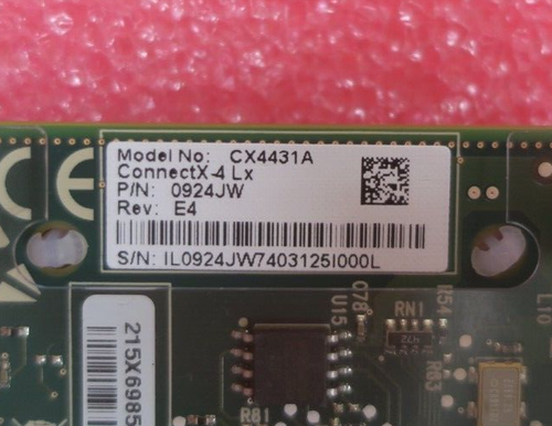 NEW Dell Mellanox ConnectX-4 Lx CX4431A 1-Port 50GbE QSFP28 Mezzanine Card 924JW - Picture 8 of 9