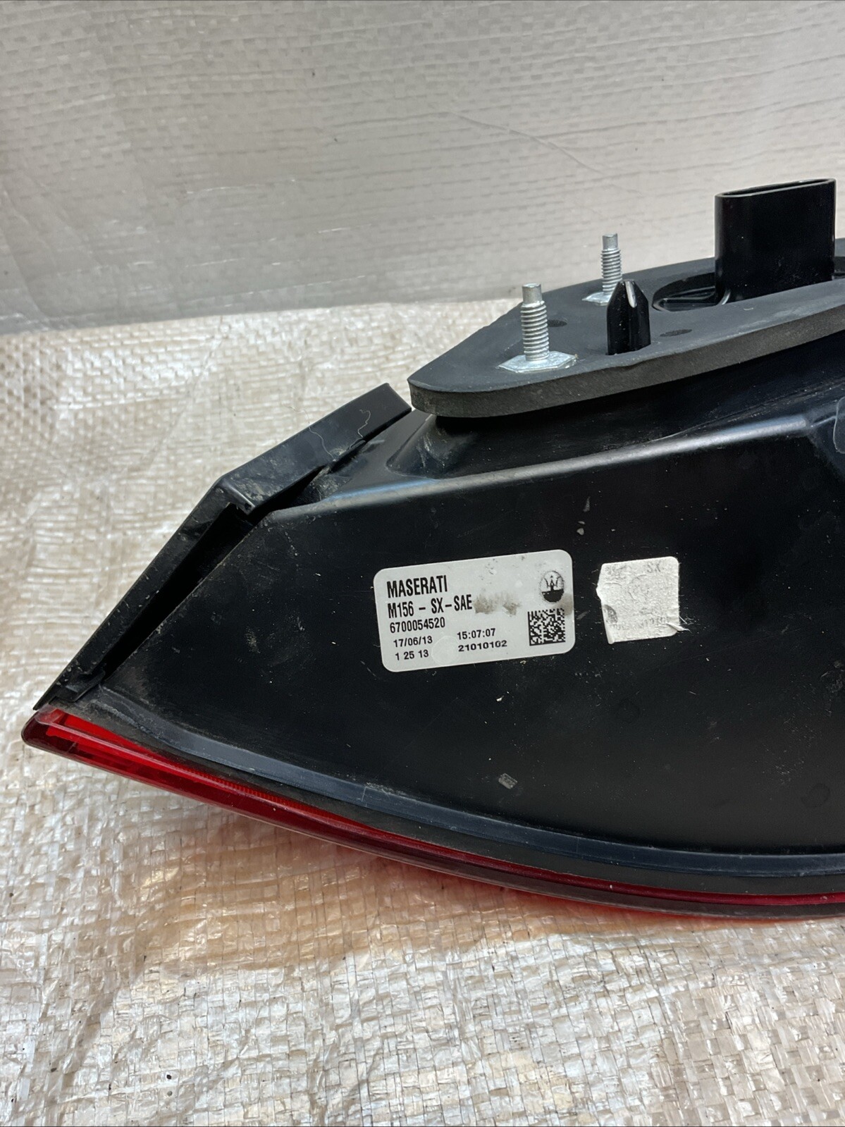 14-21 Maserati Quattroporte Rear Left Driver Side Outer Taillight Lamp LED OEM