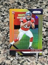 2018 Panini Prizm True Gold Prizm /10 Ito Smith Falcons Rookie Rc