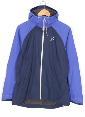 HAGLÖFS ESKER Jacke Damen Größe L Kapuze Wasserdicht Atmungsaktiv MJ4186