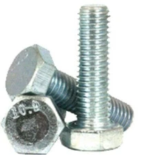 M6-1.0 X 20MM DIN 933 Coarse Hex Cap Screw 10.9 Zinc Plated 3000 Pieces