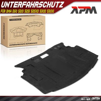 Unterfahrschutz Motorschutz Mitten Unten für BMW E60 520i 525i 525xd 530d 530xi