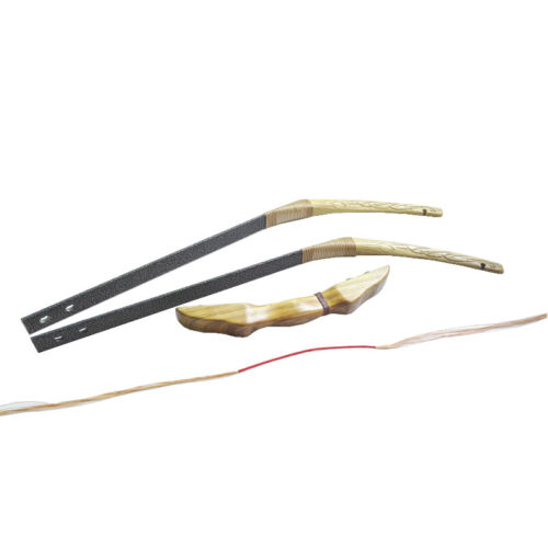 Traditional Recurve Bow 30-50lbs Horse Bow Wooden Takedown RH LH Archery Target - Picture 7 of 7