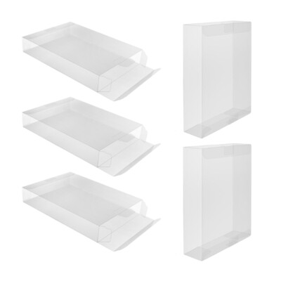 5pcs High Transparency Acrylic Game Protective Box Organizers For Vintage Gamers