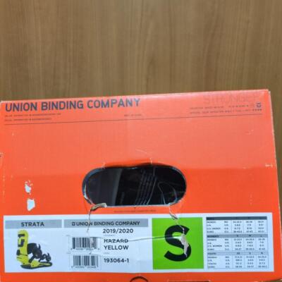 UNION STRATA ビンディング HAZARD YELLOW S Strata Men's Snowboard Binding | Union Binding Company