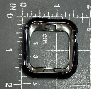 Apple Watch iWatch 44 45 mm Black Smart Watch Rubber Protector Bumper Guard