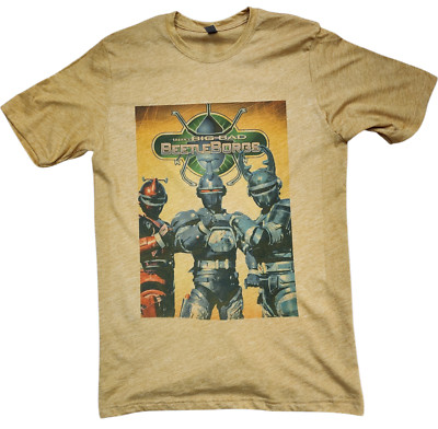 Men's Big Bad Beetleborgs soft T-shirts 90s fox Tv show Vintage color