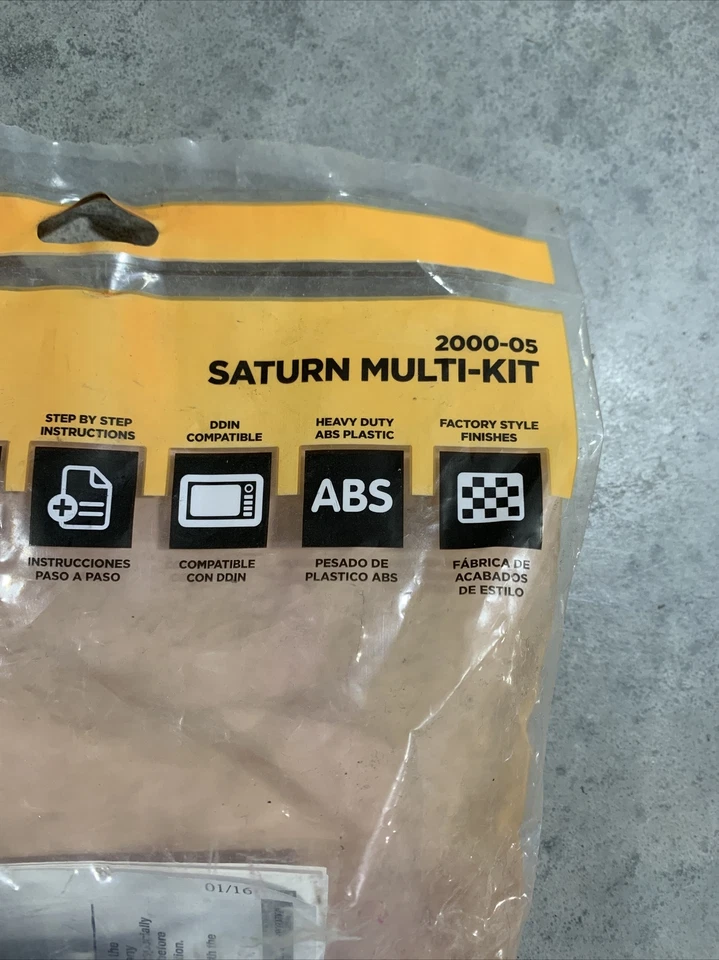 Metra 99-3108 Single/Double DIN Dash Kit Select 2000-2005 Saturn Vehicles - Image 3 of 3